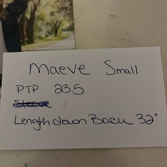 Maeve Light Blue Button Down Shirt NWOT oversized fit - Picture 11 of 11